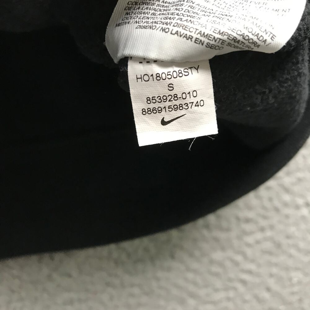 Nike 853928-010 NSW Funnel Neck Fleece Sweatshirt Hoodie Womens Small Black - Picture 6 of 7
